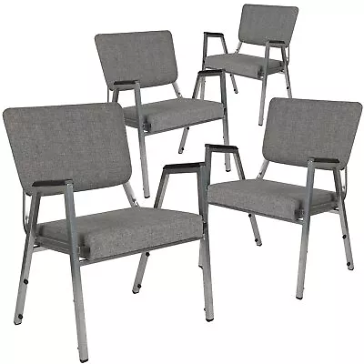 Flash Furniture Fabric Bariatric Medical Chair Gray Set Of 4 (4XUDG60443672GY) • $688.20