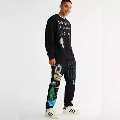 Urban Outfitters B2Ss Rolling Loud UFO Graphic Sweatpants Small Mens • $75