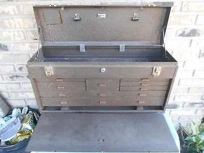 VINTAGE Kennedy MACHINISTS Tool Chest 526-225968 8 DRAWER • $149.95