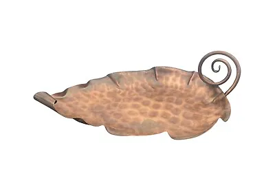 Vintage Gregorian Copper Leaf Dish Hammered • $19.95