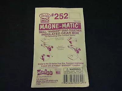 Kadee HO Scale Coupler Draft Gear Boxes - Snap-Together #252 Round Back (10pr) • $4.55