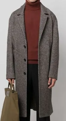 $887.46 • Buy $2520 Missoni Men's Beige Single-Breasted Wool Coat Jacket Size 50
