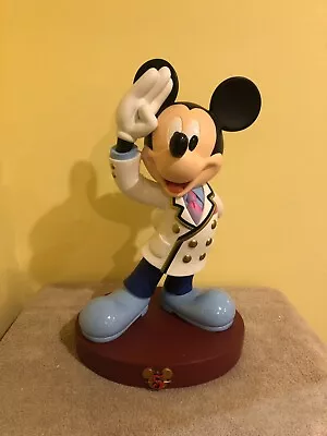 Disney Cruise Lines Tokyo Japan Exclusive Captain Mickey Mouse Big Fig + Box • $1999