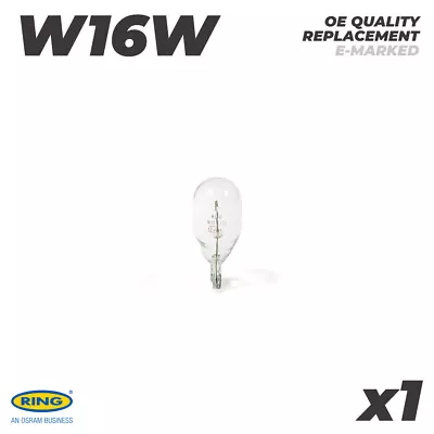 Ring Quality Standard Replacement R955 W16w Brake Reverse Fog Indicator Bulb X1 • £3.45