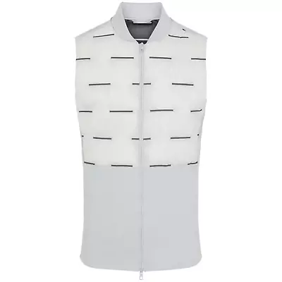 J. Lindeberg Shield Micro Chip Grey Golf Vest Mens Medium NEW NWT GMOW04755 • $89.99