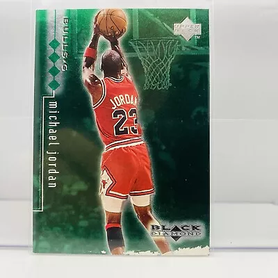 1998-1999 Michael Jordan UD Black Diamond Quadruple Diamond 110/150 PLEASE READ • $59