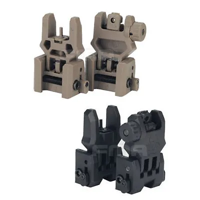 FMA Foldable Flip Up Transition Iron Front + Rear Sights BUIS Accessories TB995 • $14.24