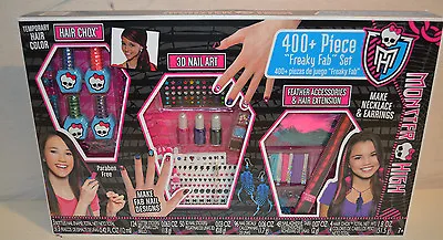 Fashion Angels Monster High 400+ Piece  Freaky Fab  Make-Up Set-NIB • $14.99