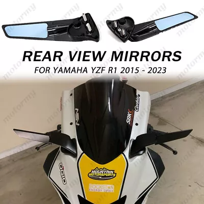 Motorcycles Front End Rotatable Rearview Mirror For YAMAHA YZF R1 / R6 / R7 2022 • $142.50