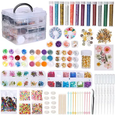 £19.99 • Buy UK 203pcs Epoxy Resin Casting Silicone Mold Kit Jewelry Making Pendant Craft DIY