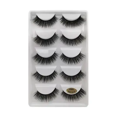 2/5 Boxes Multipack 3D Soft Cruelty Free Mink Hair False Eyelashes Makeup Tools • £9.35