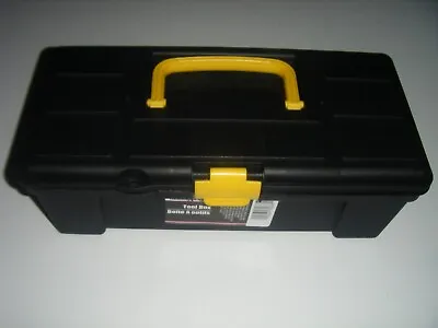 Mini Toolbox Hand Held Carry Storage Lockable Small Tool Box 12x6x4 Lunch Coin • $10.95