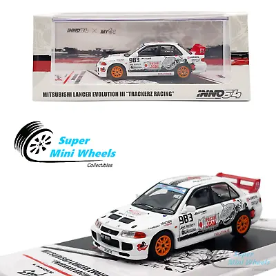 INNO64 1:64 Mitsubishi Lancer Evo III  Trackerz Racing  Malaysia Exclusives • $19.99