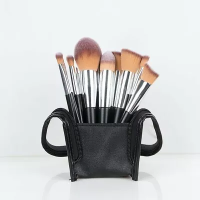 Stand Cosmetic Bag Zipper Makeup Brush Holder Organizer Travel Pouch Case (F1) • $7.99