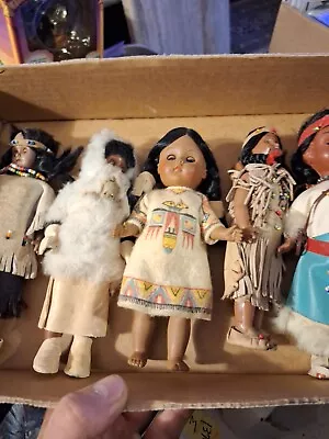 Vintage Vogue Ginny Doll 1965 American Indian Plus 4 Others  • $29.95