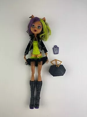 Monster High Scaremester Clawdeen Wolf Doll Mattel Outfit Shoes Belt • $35