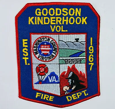Goodson Kinderhook Volunteer Fire Department Washington County Virginia Patch C9 • $6.95