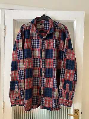 BNWOT Men’s Cotton Traders Multicoloured Long Sleeve Shirt Size 2XL • £3.99