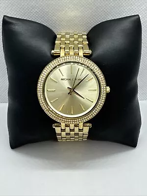 Michael Kors Darci MK3191 Women's Gold Stainless Steel Analog Dial Watch JNA371 • $59.99