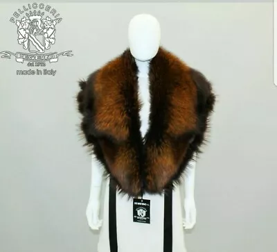  Real  Fox Collar Stole Wrap  • $650