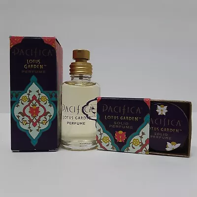 Pacifica Lotus Garden Perfume Spray 1oz And Solid .33oz • $100