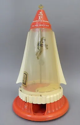 $129.99 • Buy 1950s Vintage Ring Ding Space Ship Rocket Penny 1 Cent Vending Gum Candy Machine