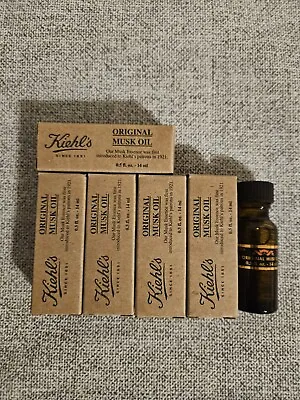 Kiehl's Original Musk Oil  0.5 Oz - 14 Ml Perfume (NYC STORE RESTOCK!!) +2× SAMP • $85