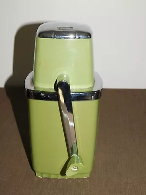 Vintage Bar Kitchen 9 1/2  High Green Sears Ice Crusher • $55.99