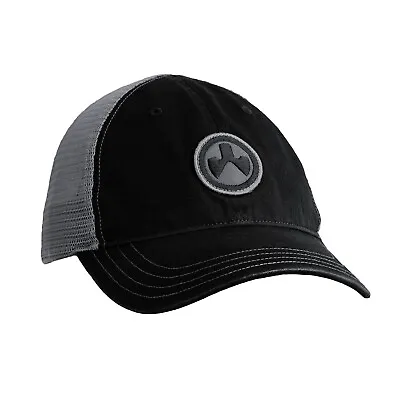 Magpul Industries Icon Patch Garment Washed Trucker Hat - Black/Charcoal • $27.50