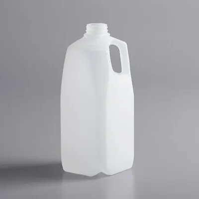 Empty Plastic Bottles With Tamper Evident Caps - Half Gallon 108ct • £77.11