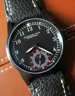 Schaumburg Pilot Watch - German Made - Unikatorium Flieger PVD -Manual Wind -New • $2500