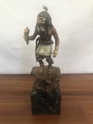 C.A. Pardell LEGENDS Signed Angakchina Kachina Indian Dancer Sculpture #140/2500 • $150