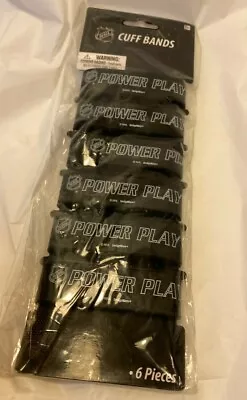 $6.34 • Buy NHL Hockey Power Play Bracelet Cuff Bands Bag Of 6 393861 Party Favors Gear New