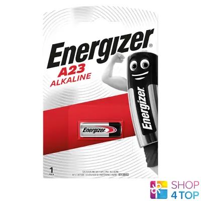 £2.60 • Buy Energizer Alkaline A23 Batteries 12V GP23 AK23A L1028 LR2 Exp 2021 1BL New