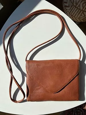 Mossimo Supply Co. Cognac Leatherette Crossbody Envelope Bag New Without Tags • $14.99