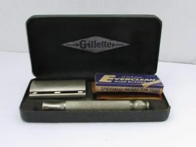 Vintage De Safety Razor 3 Piece With Case  - Buy It Now • £44.95