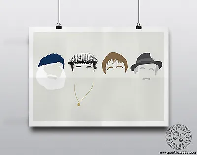 £4 • Buy ONLY FOOLS & HORSES Minimalist Comedy Heads Minimal Movie Poster Posteritty Hair