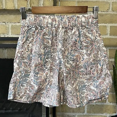 J Crew Liberty Fabric Pull On Camp Shorts High Rise Size XXS • $11.70