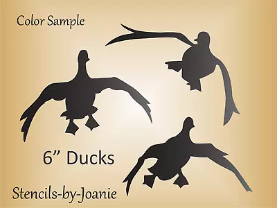 Stencils By Joanie 6  Landing Ducks Marsh Bird Hunt Outdoor Cabin DIY Art Signs • $16.95