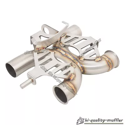 For Triumph Street Twin Bonneville Thruxton Motorcycle X-Pipe Exhaust Link Tube • $106.25