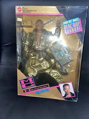 Vintage 1991 MC Hammer Doll & Boom Box Mattel New In Package • $35.50