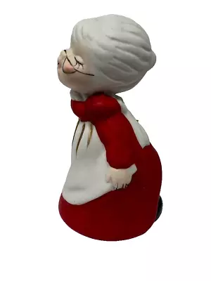 Vintage Christmas Jasco Porcelain Bell Mrs. Claus Figurine • $10.99