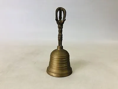 Y6789 Buddhist Altar Equipment Copper Goko Bell Japan Antique Vintage Utensils • $86