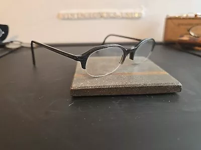 Giorgio Armani Vintage Woodgrain Half Rim  Eyeglasses Frames Model 2012 356   • $69.99