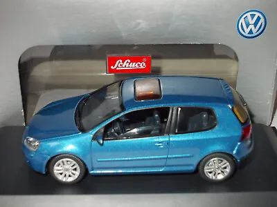 Volkswagen Vw Golf Mkv~2003~3-door~blue~schuco 1:43 Dealership Model~boxed*rare* • $24.88
