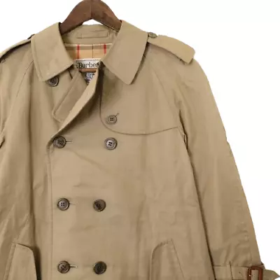 Burberry White Tag Vintage Trench Coat Ladies Long Length Beige • $157.99