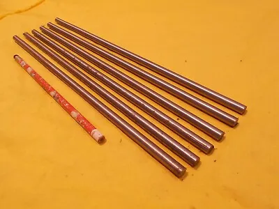 6 Pc LOT Of 5/16  Dia 1018 STEEL ROD Tool Die Shop Round Bar Stock 5/16  X 12   • $11