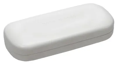 Marc Jacobs Authentic White Hard Eyeglass Case Syn.Leather 6 Inch Lx 2.5 W X 1 H • $24.65