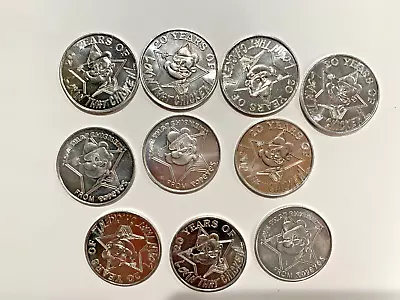 10 Popeyes Chicken Doubloons Token Coins New Orleans Mardi Gras • $12