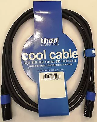 Blizzard DMX-5PIN-10Q  Cool Cable   10' 5-Pin XLR 22 Gauge DMX Cable • $12.99